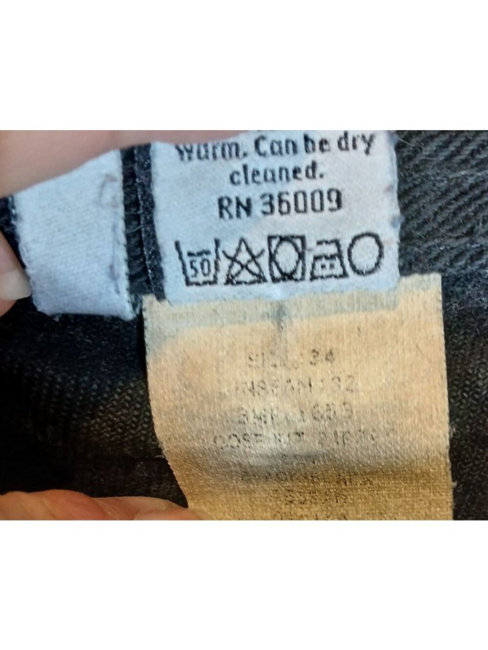Ck Calvin Klein Jeans Mens Size 34 x 31 Black Broke In Look Feel #T-10 - Picture 8 of 12